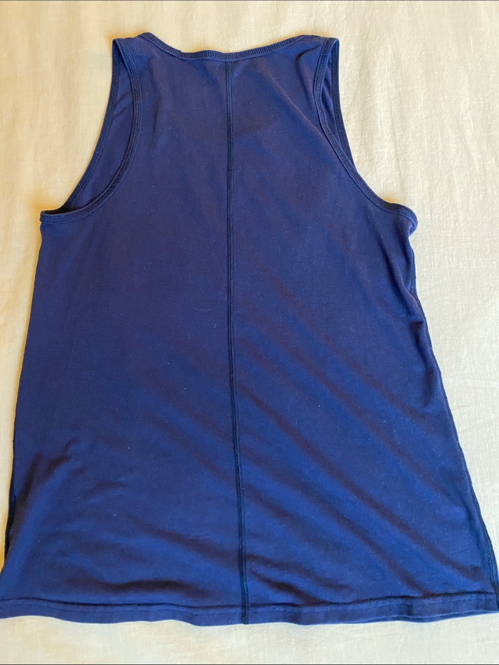 STIO Navy Sleeveless Performance Tank - Picture 3 of 4